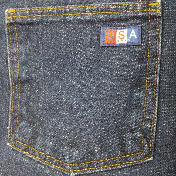 USA Works Straight Jeans Men's 50x30 B907 - Picture 5 of 6